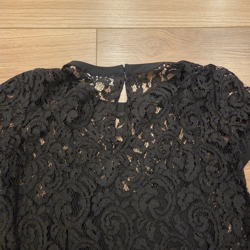 Michael Kors Black Lace Dress Size 4P
